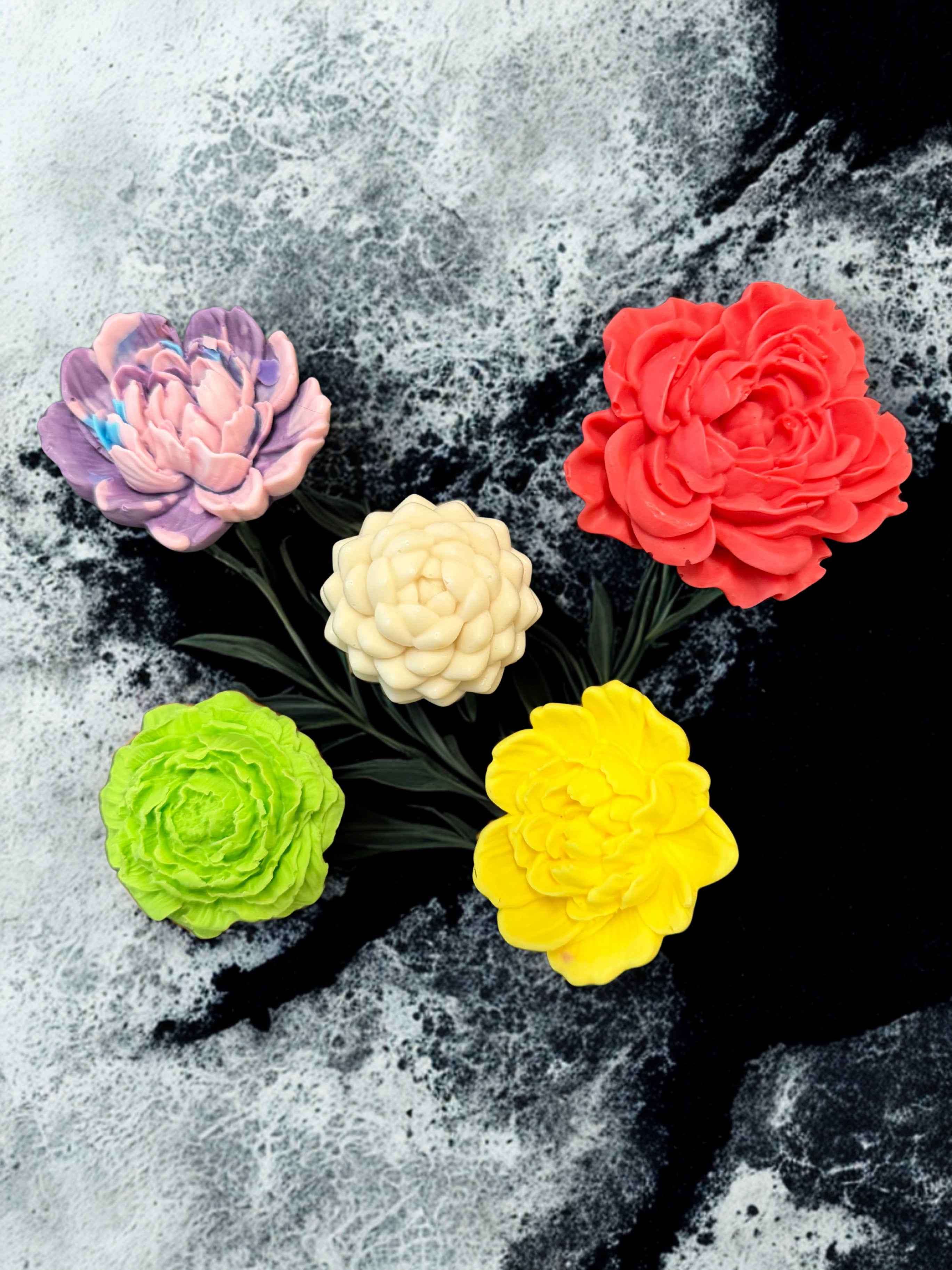 Succulent & Floral Soap Gift Set – 5 Pack of Handmade Bar Soaps | Veteran-Owned, Made in Florida