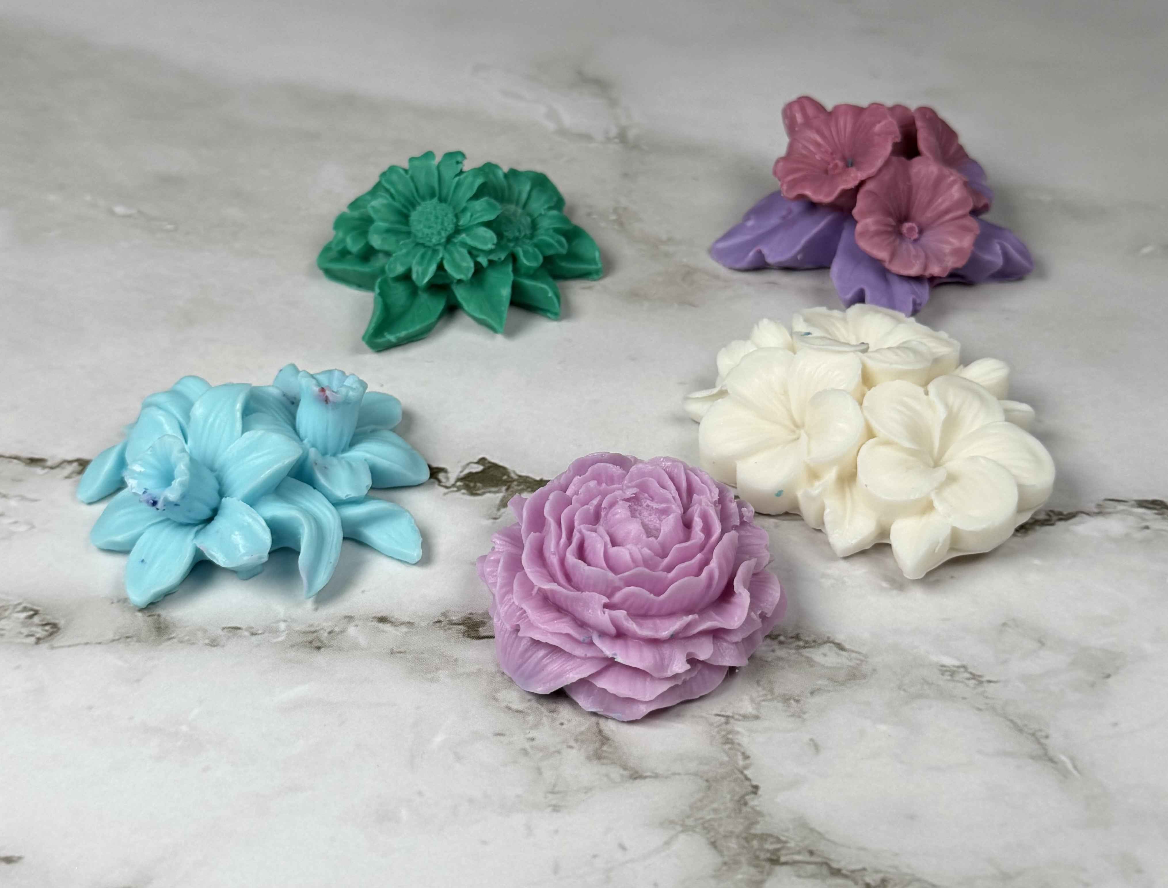 Succulent & Floral Soap Gift Set – 5 Pack of Handmade Bar Soaps | Veteran-Owned, Made in Florida
