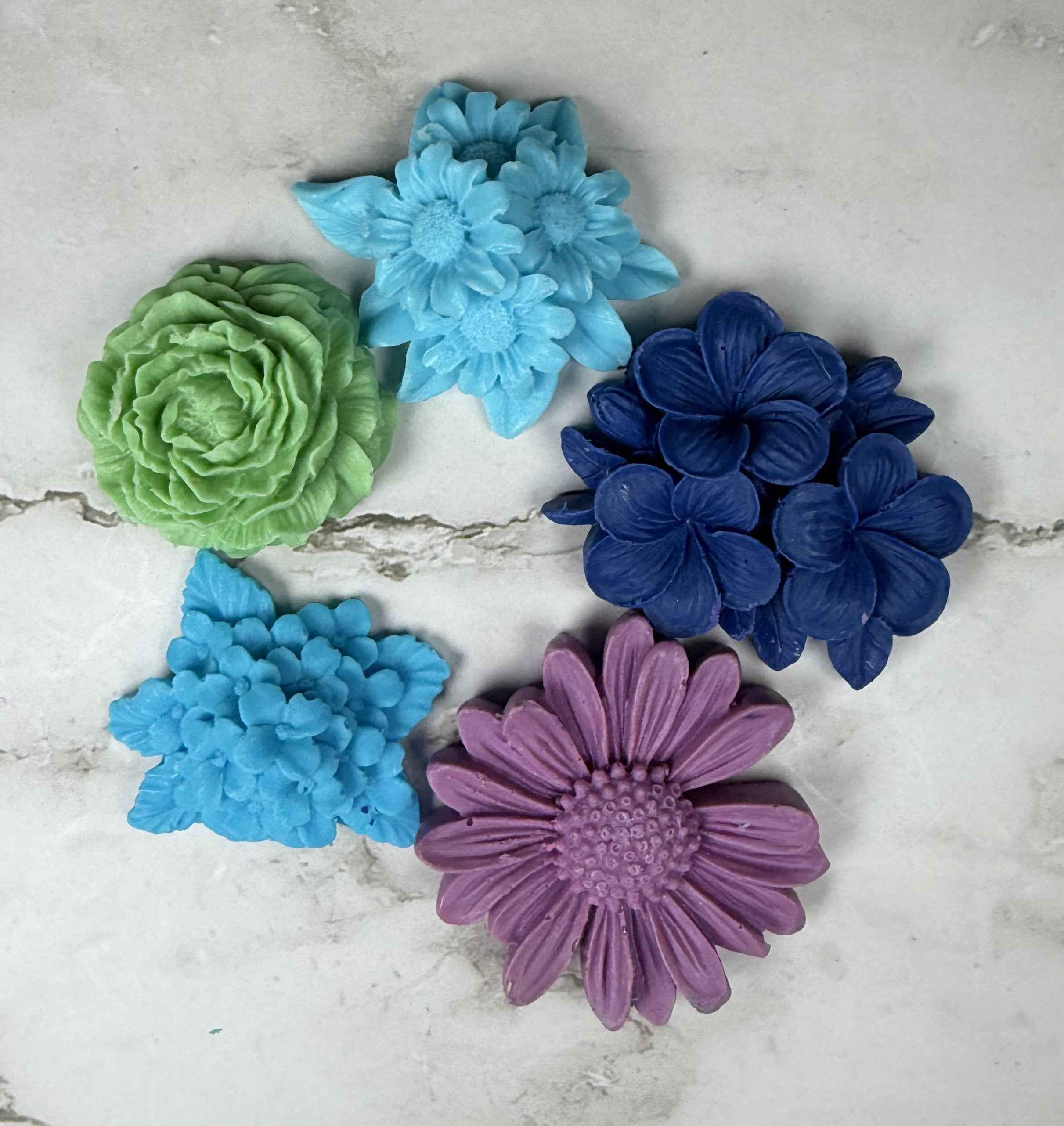 Succulent & Floral Soap Gift Set – 5 Pack of Handmade Bar Soaps | Veteran-Owned, Made in Florida