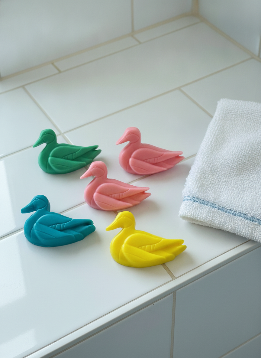 Duck Soap 4-Pack — Handmade Novelty Soaps, Fun Gift Set